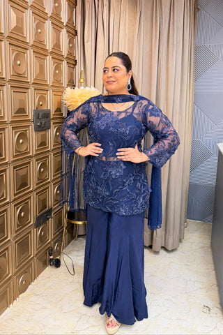 ‘ZAWANA’ Cutdana Work Four Piece Set