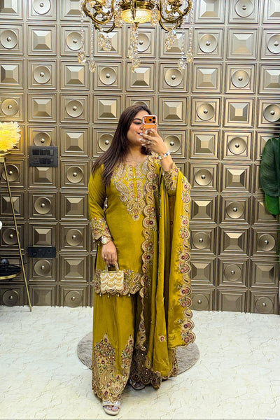'SARJINA' Sharara Three Piece Set