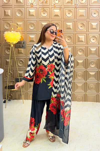 ‘AIRA’ Digital Print Three Piece set