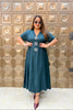 ‘CHARM’ Brooch Long Dress
