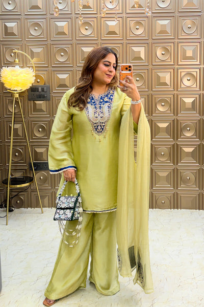 ‘JAAN-E-MEHFIL’ Anarkali Three Piece Set