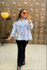 ‘FLOWRA CHARM’ 3D Flower Cotton Shirts