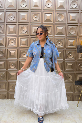 ‘NOVA’ Skirt and Jacket Set