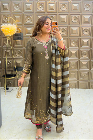 ‘SITARA’ Pittal Tikka Anarkali Set