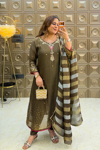 ‘SITARA’ Pittal Tikka Anarkali Set