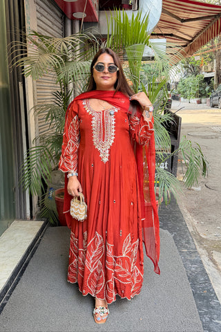 'FIZA' Gota Patti Anarkali Set