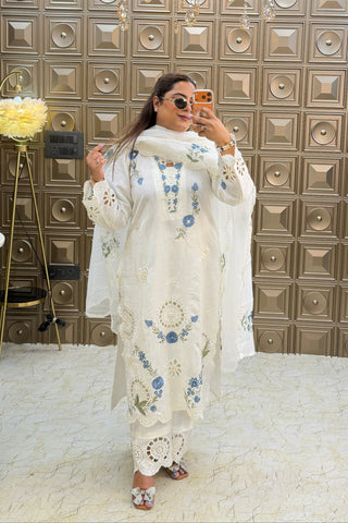 'EBA 2.0' Cutwork Pakistani Suit