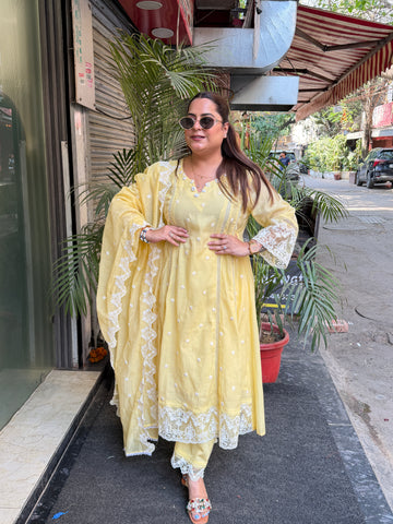 'AFREEN' Three Piece Anarkali