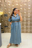 ‘DRESSBERRY’ Denim Dess With Belt