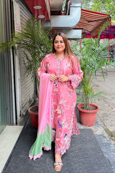 ‘NARGIS’ Straight Three Piece Set