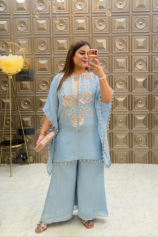 ‘NOORZA’ Kaftan Three Piece Set