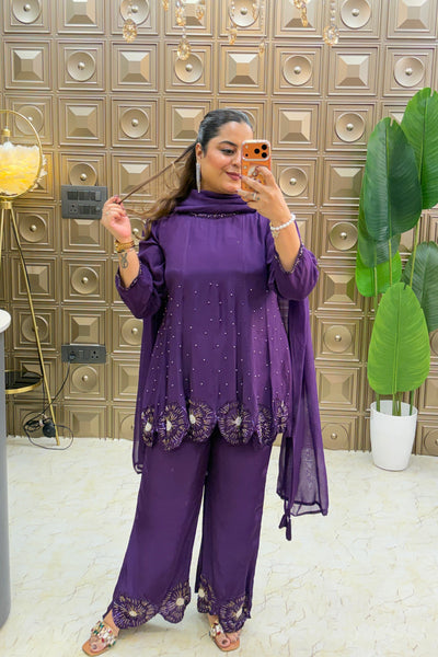 ‘RUHANI 2.0’ Handwork Three Piece Set