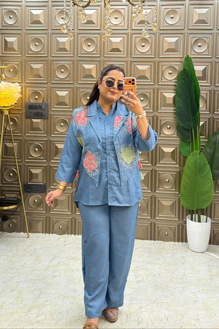 'BAANI' Three Piece Co-ordset