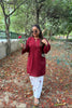 'GULABBO' Rose Farshi Two Piece Set