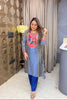 ‘NEELUM‘ Gajji Silk Two Piece Set