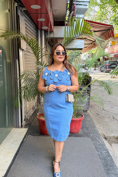'DENBE' Short Denim Dress
