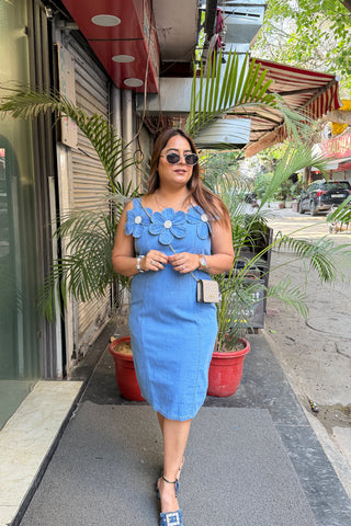 'DENBE' Short Denim Dress