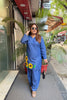 'MEHR' Denim Farshi Two Piece Set