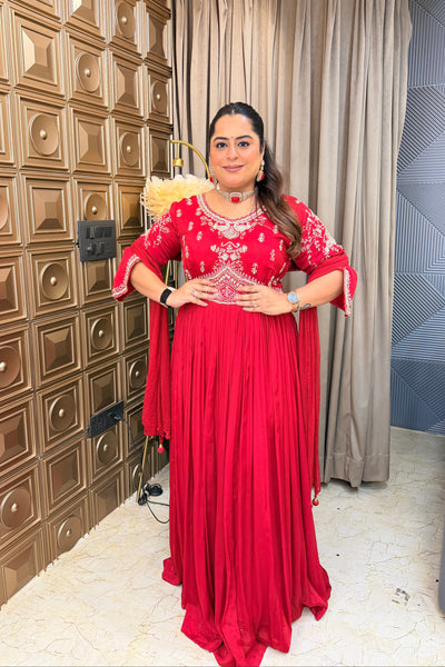 ‘SAAHIBA’ Hand Work Anarkali Set