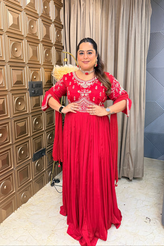 ‘SAAHIBA’ Hand Work Anarkali Set