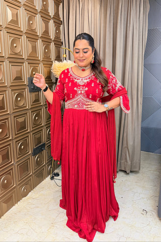 ‘SAAHIBA’ Hand Work Anarkali Set