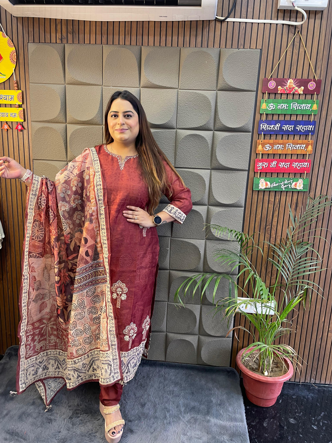 Original Kantha Handcrafted Cotton Suit (L to 3XL)