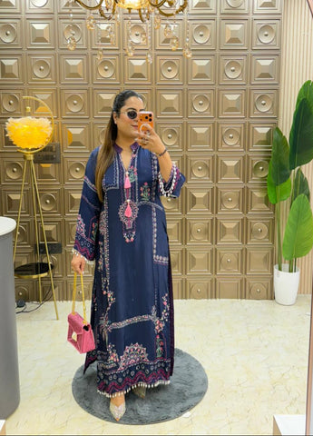 'RIBAYAT' 2 PC CREPE CORDSET