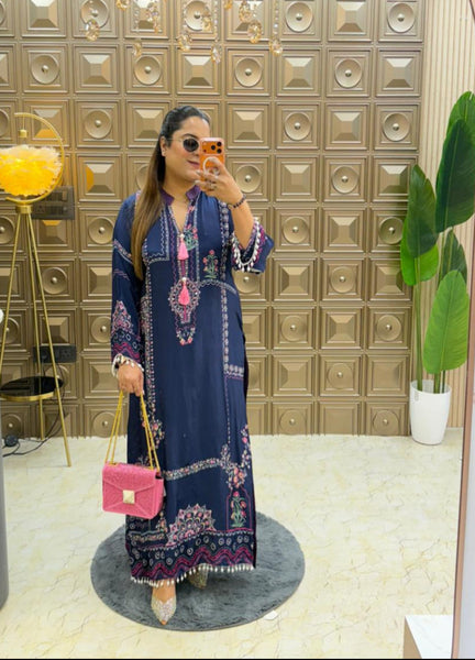 'RIBAYAT' 2 PC CREPE CORDSET