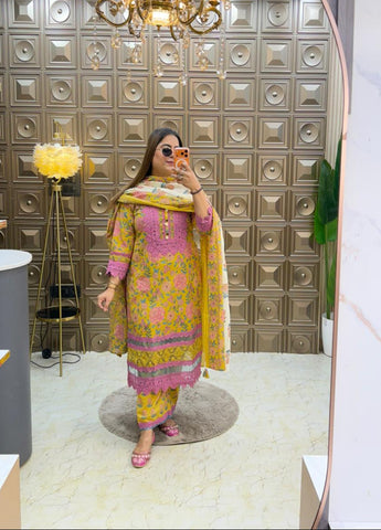 "ZARA" 3 pc lace cotton suit