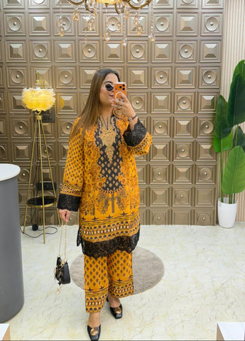 "SUNSHINE/MOON" 2 pc lace cordset