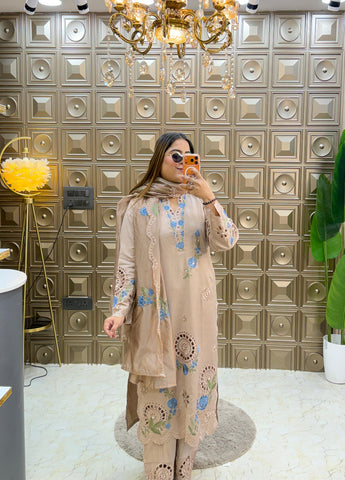 'EBA Cutwork pakistani suit