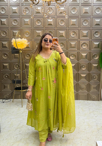 'HAYAT' Mul Aline 3 Piece Set