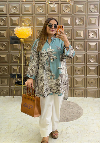 'VENDY' Vintage Print Co-ordset