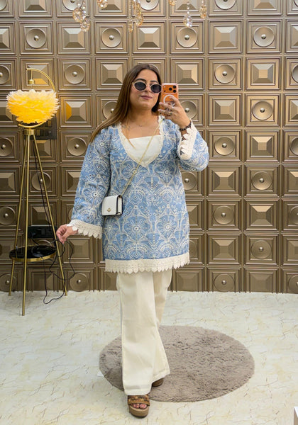 'IZRA' Bustier Pakistani Style Co-ordset