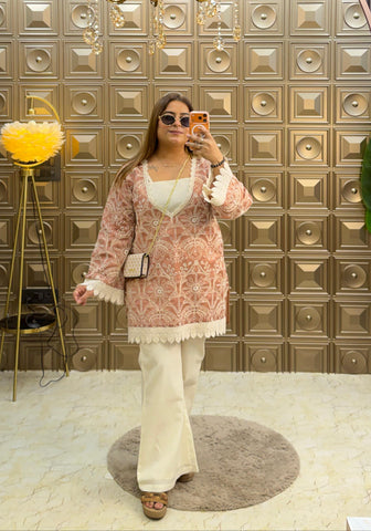 'IZRA' Bustier Pakistani Style Co-ordset