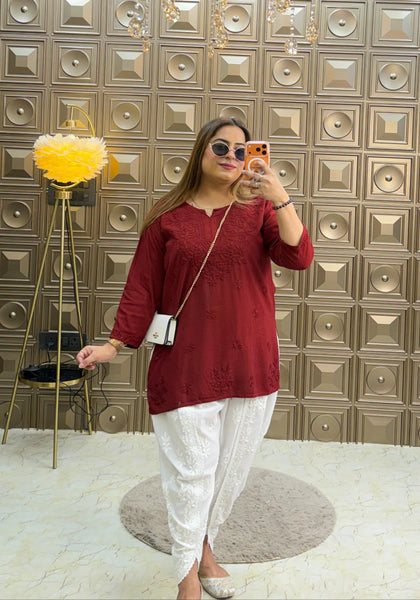 'KARACHI' Chikankari Kurti