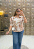 'ZUH' Printed Butterfly Collar Shirts