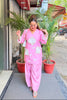 'GULAFSHA' 3D Flower Two Piece Set
